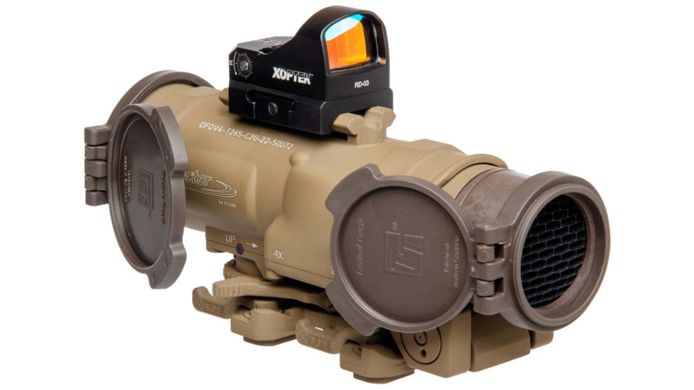 Elcan Specter DR 1-4x Rifle Scope, 7.62 BDC Reticle, FDE, DFOV4-T265-C20