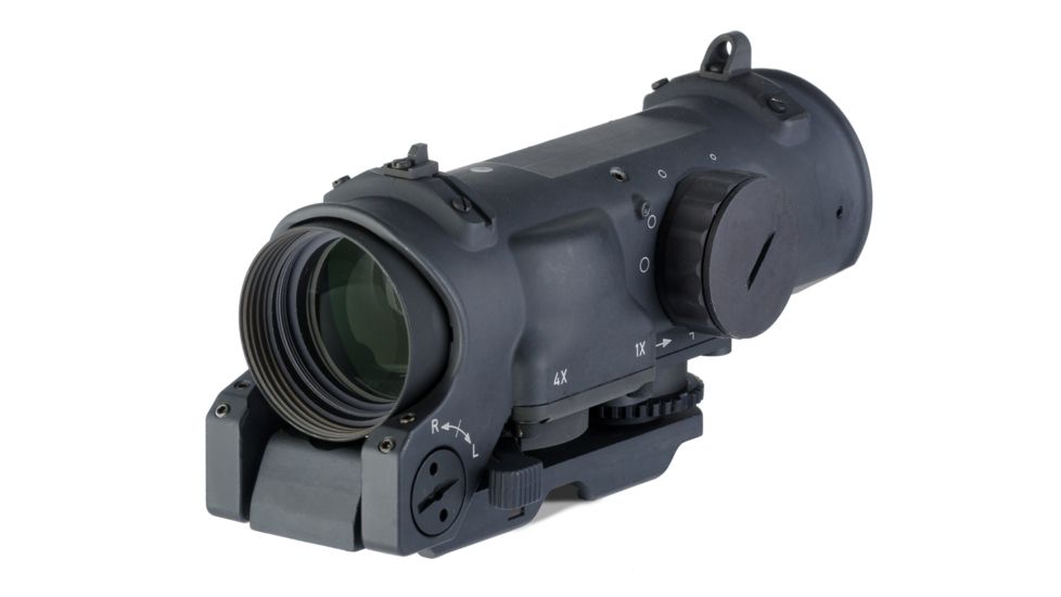 Elcan SpecterDR Dual Role 1-4x Optical Sight, Integral A.R.M.S. Picatinny Mount, Anti-Reflection Device, 5.56, CX5395 Ballistic Reticle, Black, DFOV14-C1