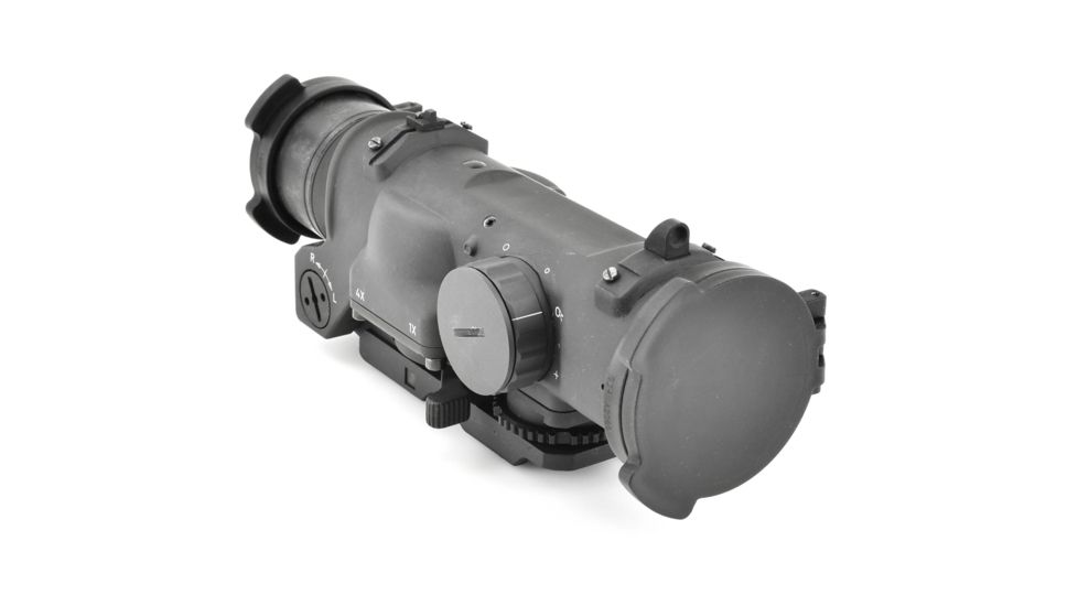 Elcan SpecterDR Dual Role 1-4x Optical Sight, Integral A.R.M.S. Picatinny Mount, Anti-Reflection Device, 5.56, CX5395 Ballistic Reticle, Black, DFOV14-C1