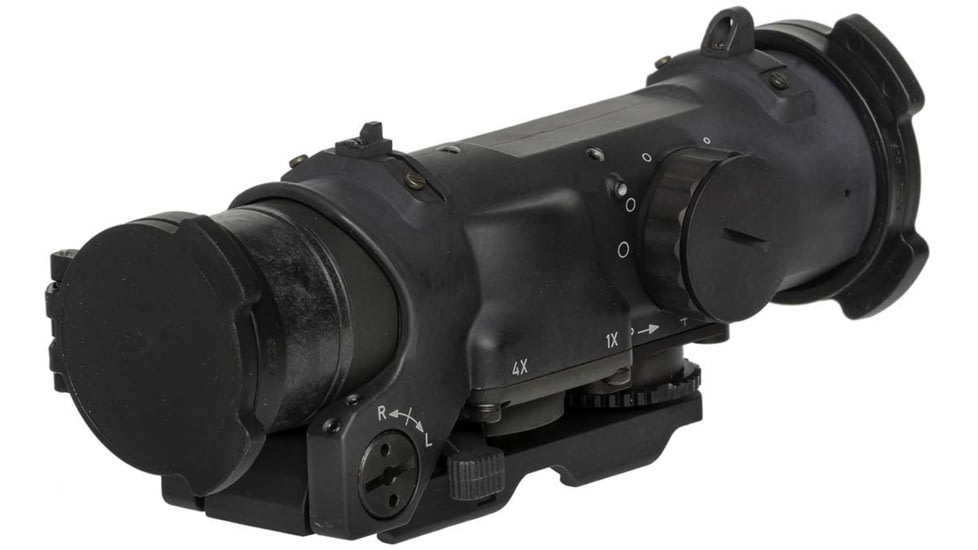 Elcan SpecterDR Rifle Scope w/Integral A.R.M.S. Picatinny Mount, 1-4x5.56mm, CX5395 Ballistic Reticle, Black, DFOV14-C1