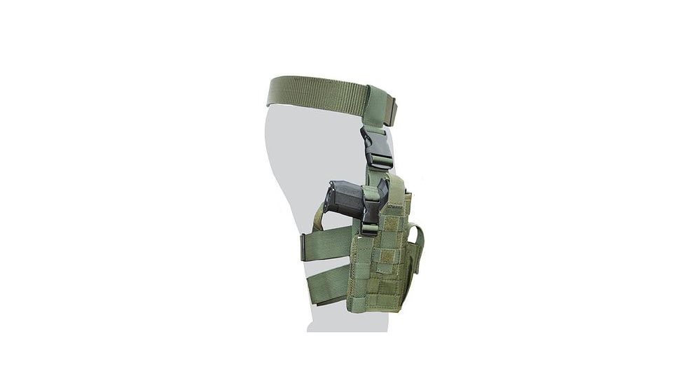 Element Gear EG Drop Leg Holster CD, Green PU-HOL-CO-03