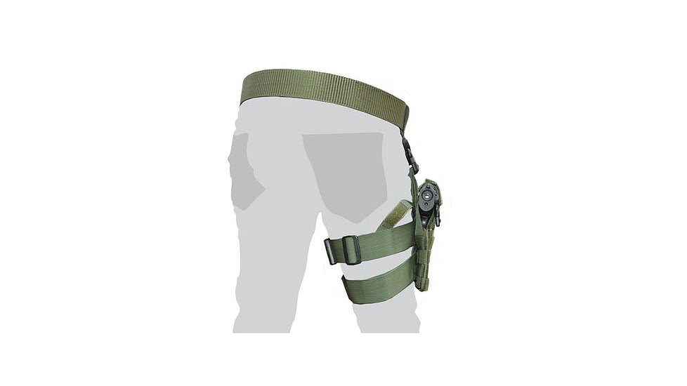 Element Gear EG Drop Leg Holster PL, Green PU-HOL-PO-03
