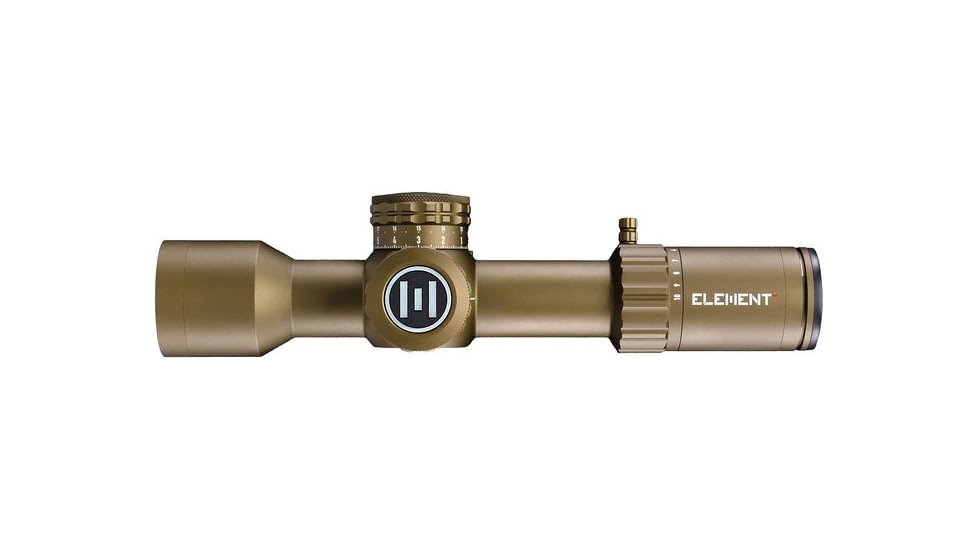 Element Optics Theos 2-10x42mm LPVO 34mm Tube Rifle Scope, First Focal Plane, MPR-1D, Flat Dark Earth, ELE50064