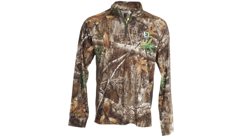 Element Outdoors Drive Series Quarter Zip Shirt - Men's, Large, Edge, DS-QZ-L-ED