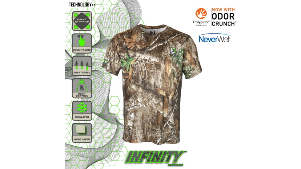 Element Outdoors Drive Series Short-Sleve Shirt - Mens, EDGE, SMALL, DS-SS-S-ED