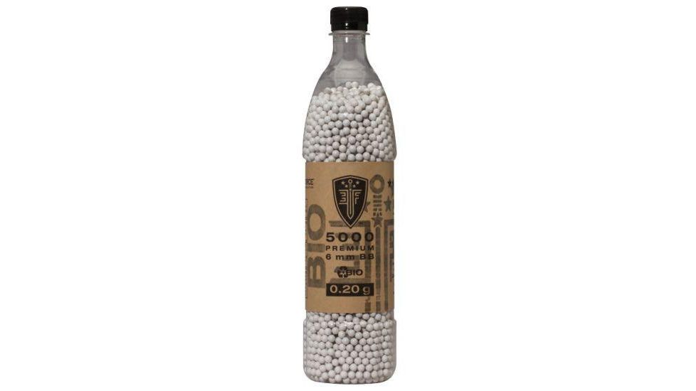 Elite Force BIO .20g Airsoft BBs,6mm,White,5000 ct 2279059