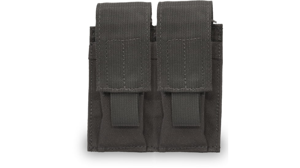 Elite Survival Systems Belt Handgun Mag Pouch, Double, Black, BE120-B
