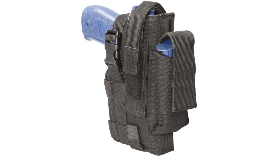 Elite Survival Systems Belt Holster, Left Hand, Black - Most 5in BBL 7681-LH