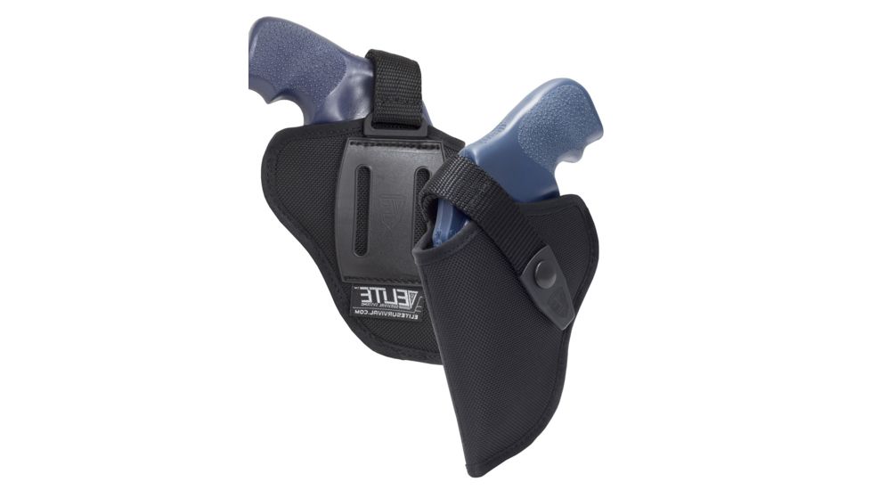 Elite Survival Systems Dura-Tek Hip Holster, Size 8, Fits compact autos such as Glock 19, Sig P250 and Springfield XD Compact, Left Hand, Black, 8 DTBH8-LH