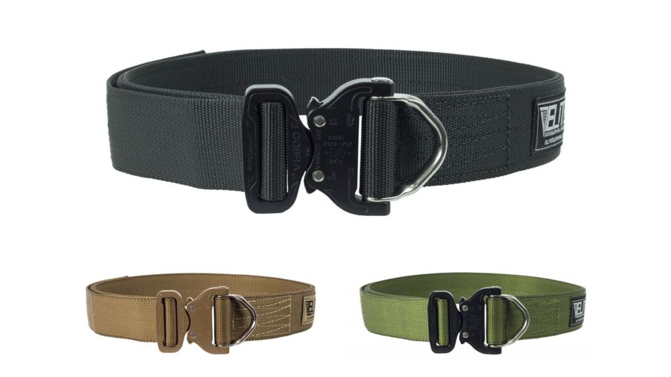 Elite Survival Systems Elite Cobra Riggers Belt, Black, Coyote Tan, Olive Drab