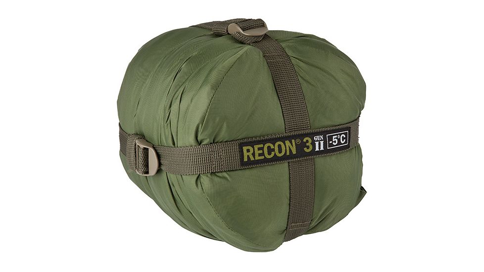 Elite Survival Systems Recon 3 Sleeping Bag, Olive Drab, Rated to 23 Degrees Fahrenheit, Olive Drab, 3 RECON3-OD