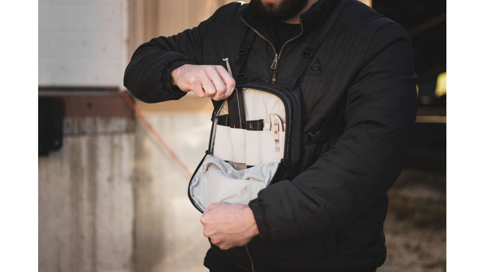 Elite Survival Systems Trailguard Concealed Carry Chest Pouch, Black, 8105-B