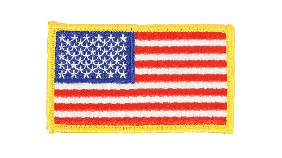 Elite Survival Systems US Flag Patches - Standard Orientation, Full Color, 3.5in x 2in ID-US-101
