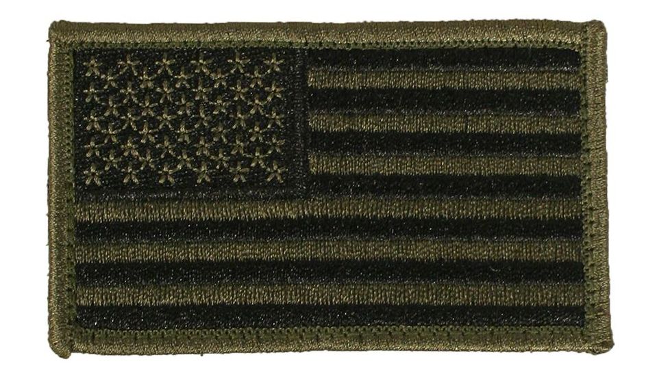 Elite Survival Systems US Flag Patches - Standard Orientation, Subdued, 3.5in x 2in ID-US-103