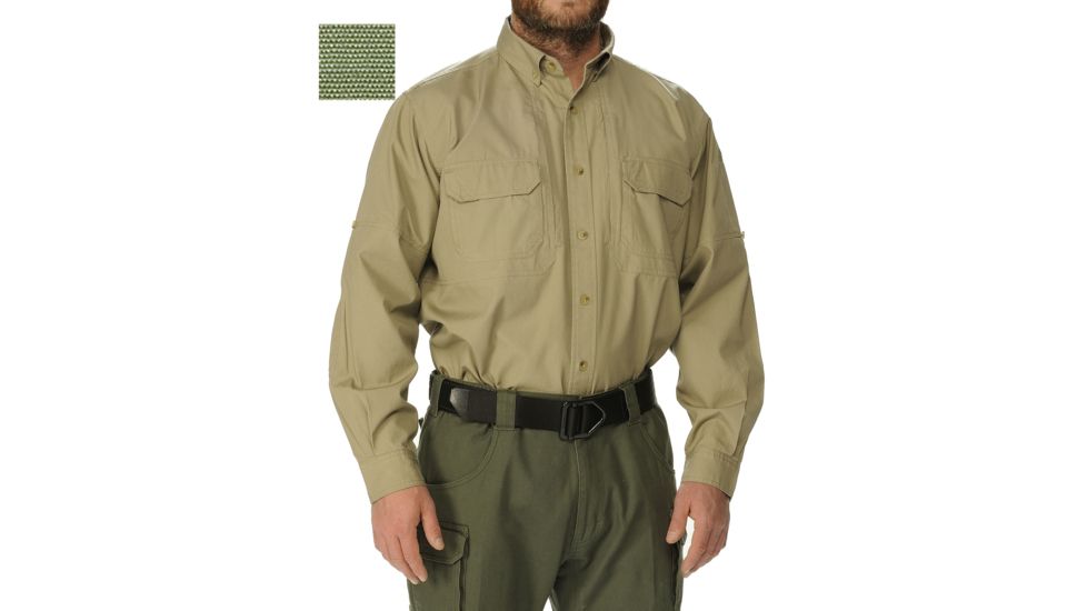 EOTAC 407 Operator Grade Long-Sleeve Shirt Color Sage Size 2XL 407-SAG-2XL