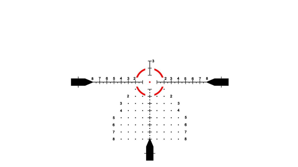 EOTech Vudu 4-12x36mm 30mm Tube Rifle Scope, First Focal Plane