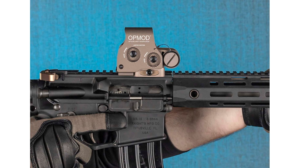 EOTech OPMOD EXPS 3 Holographic Reflex Red Dot Sight, 1 MOA Dot Reticle, Tan, EXPS3-4 TAN OP