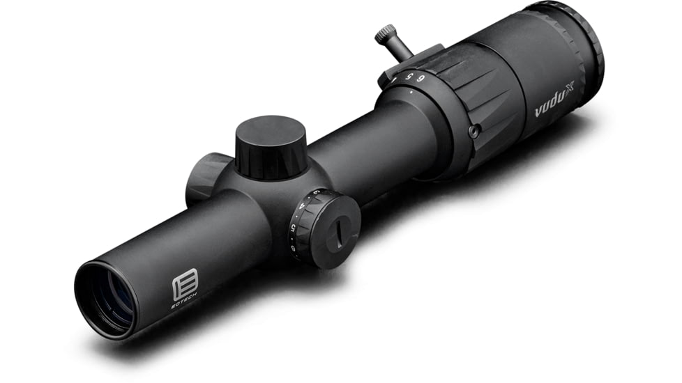 EOTech Vudu X 1-6x24mm Rifle Scope, 30mm Tube, Second Focal Plane, DP1 Reticle, Matte Black, VDX1-6SFDP1