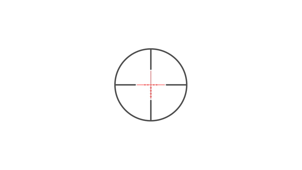 EOTech Vudu X 1-6x24mm Rifle Scope, 30mm Tube, Second Focal Plane, BD1 Reticle, Matte Black, VDX1-6SFBD1