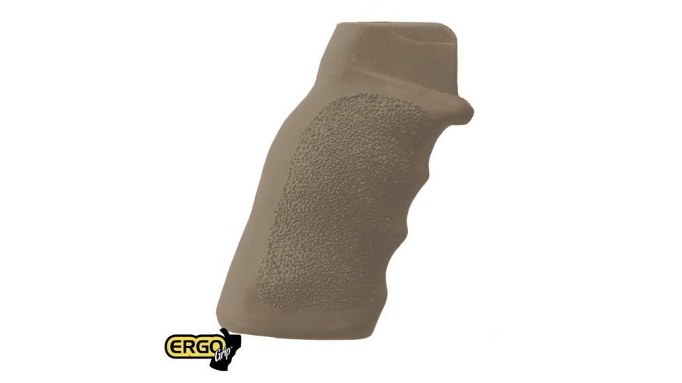 Ergo Grip AR15/M16 Flat Top Tactical Deluxe Grip, Suregrip, Dark Earth, 4025-B-DE
