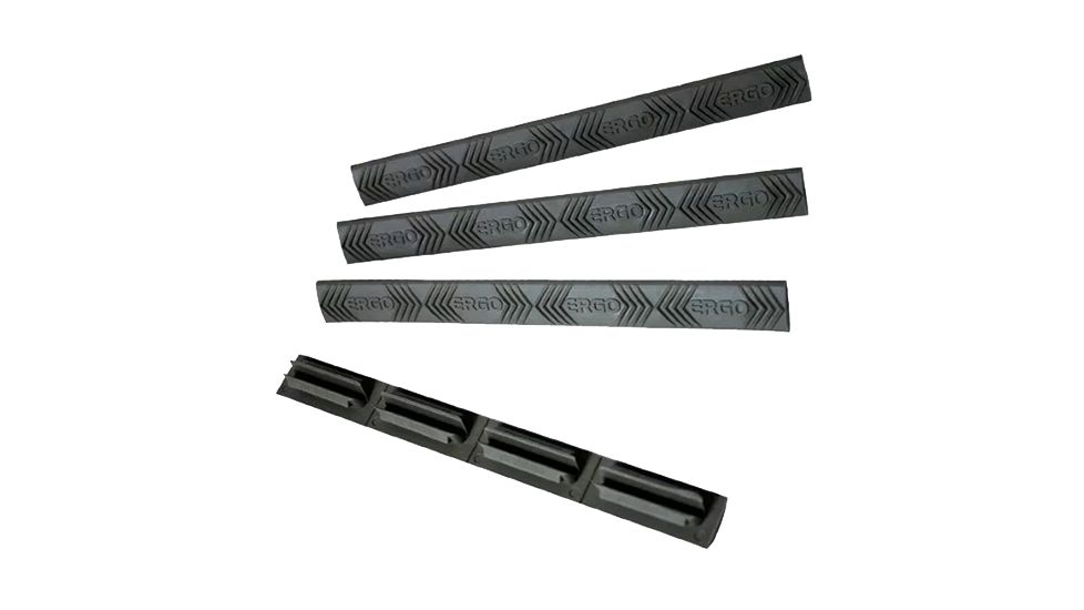 Ergo Grip M-LOK Logo Rail Cover 4PK-Black 4332-4PK--BK