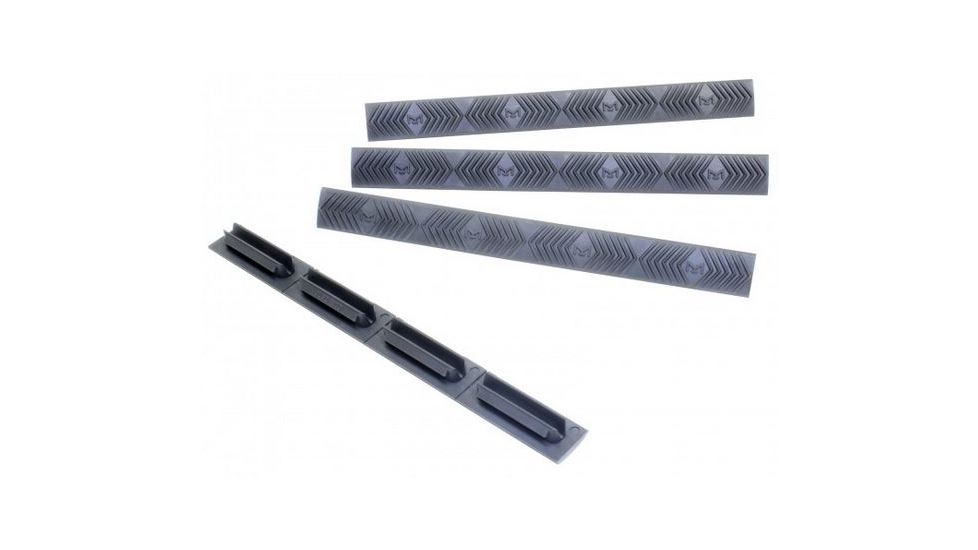 Ergo Grip M-LOK Wedgelok Rail Cover, 4Pk, Grey 4332-4PK-GG-B