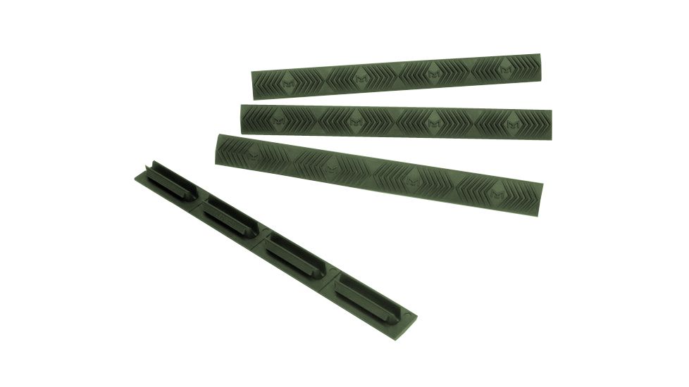 Ergo Grip M-LOK Wedgelok Rail Cover, 4Pk, OD Green 4332-4PK-OD-B