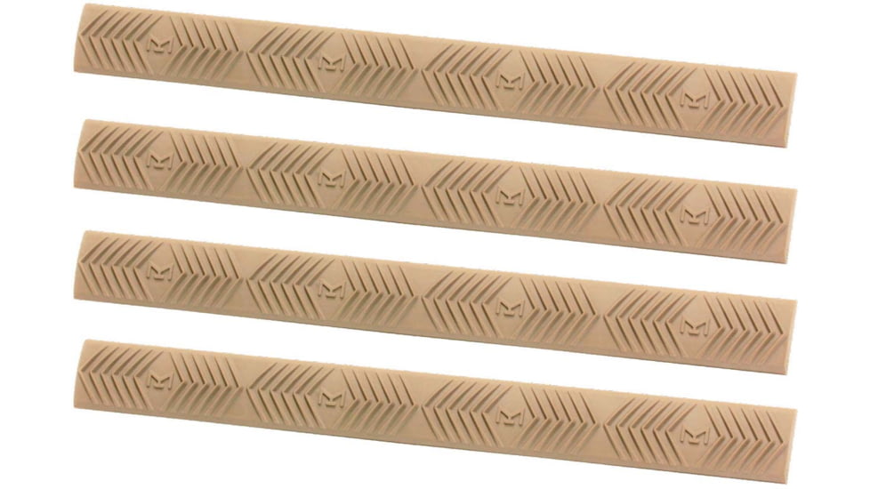 ERGO M-LOK Rail Cover, 4-Pack, Coyote Brown, 4332-4PK-CB-B