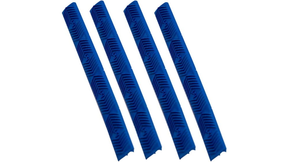 ERGO M-LOK Rail Cover, 4-Pack, Red/Blue, 4332-4PK-RBL-B
