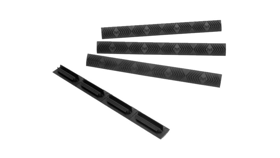 Ergo M-LOK Wedgelok Rail Cover, 4-Pack, Black, 4332-4PK-BK-B