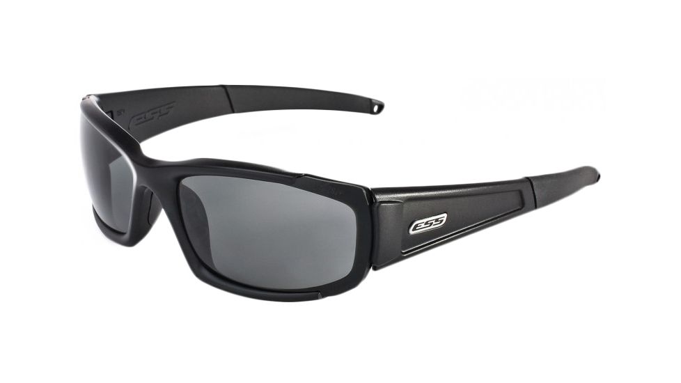 ESS CDI Sunglasses - Polarized Mirrored Gray Lenses, Black Frame 740-0529