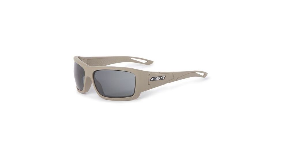 ESS Credence Ballistic Sunglasses,Terrain Tan Frame w/Smoke Gray Lens EE9015-14