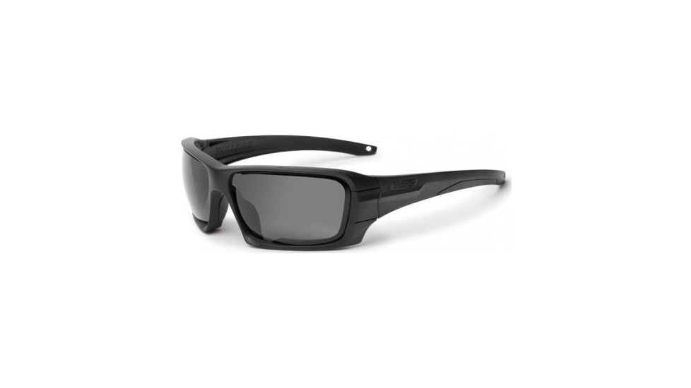 ESS Rollbar Ballistic Sunglasses,Black Frame w/Subdued ESS Logo,Gray Lens EE9018-02