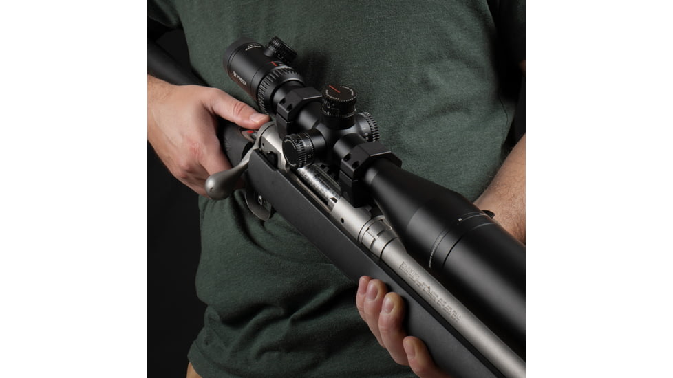 Evolution Gun Works Keystone Series 34mm Tube 1.50in High Ring Set, Black, 62202