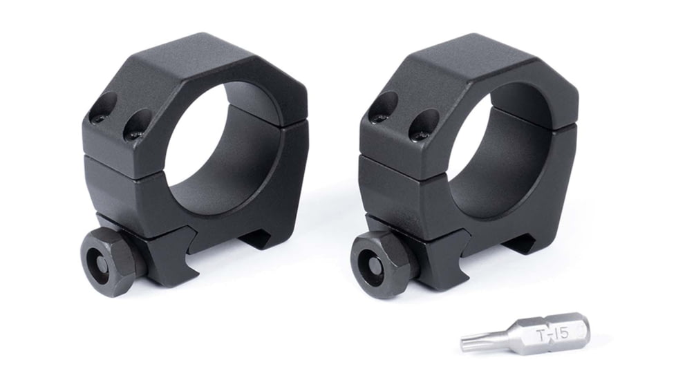 Evolution Gun Works Keystone Series 34mm Tube 1.50in High Ring Set, Black, 62202