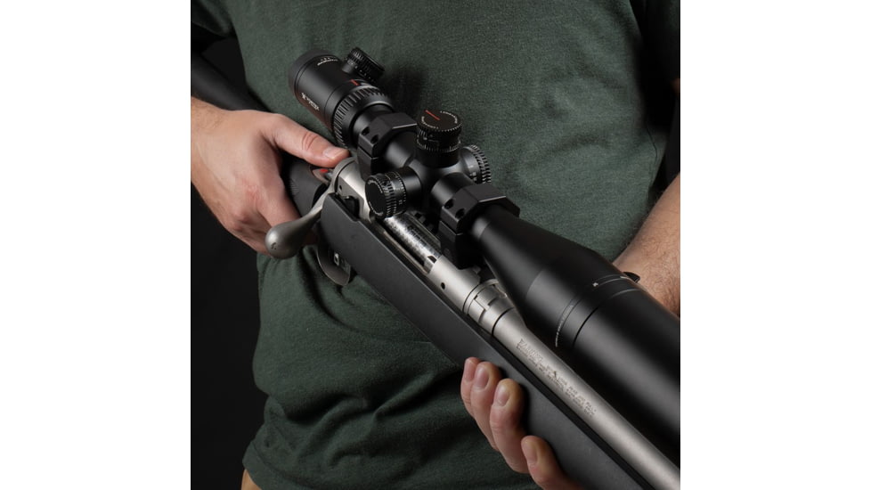 Evolution Gun Works Keystone Series Scope Ring Set, 34MM Tube, .990in Low, Black, 62200