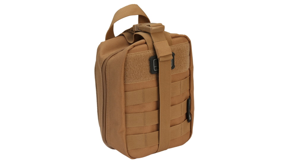Evolution Outdoor First Aid Pouch, Polyester, MOLLE Webbing, Coyote