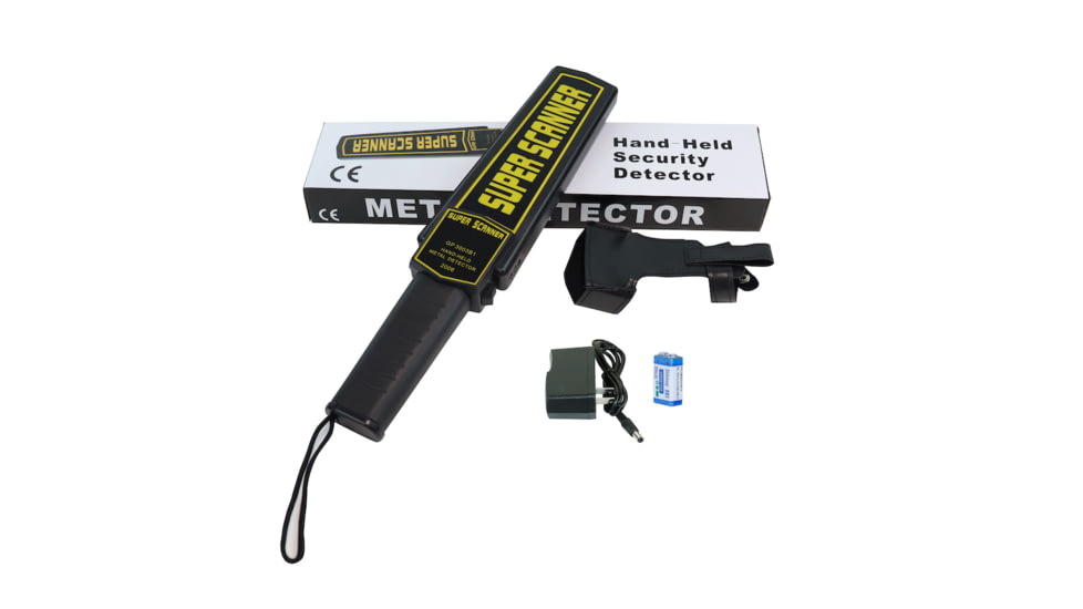 ExecDefense USA Handheld Scanner Metal Detector, Black, Universal, ED-HMB-01