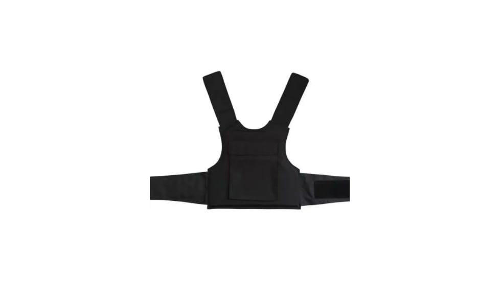 ExecDefense USA External Bulletproof Vest, Black, Medium, EXV-092-M