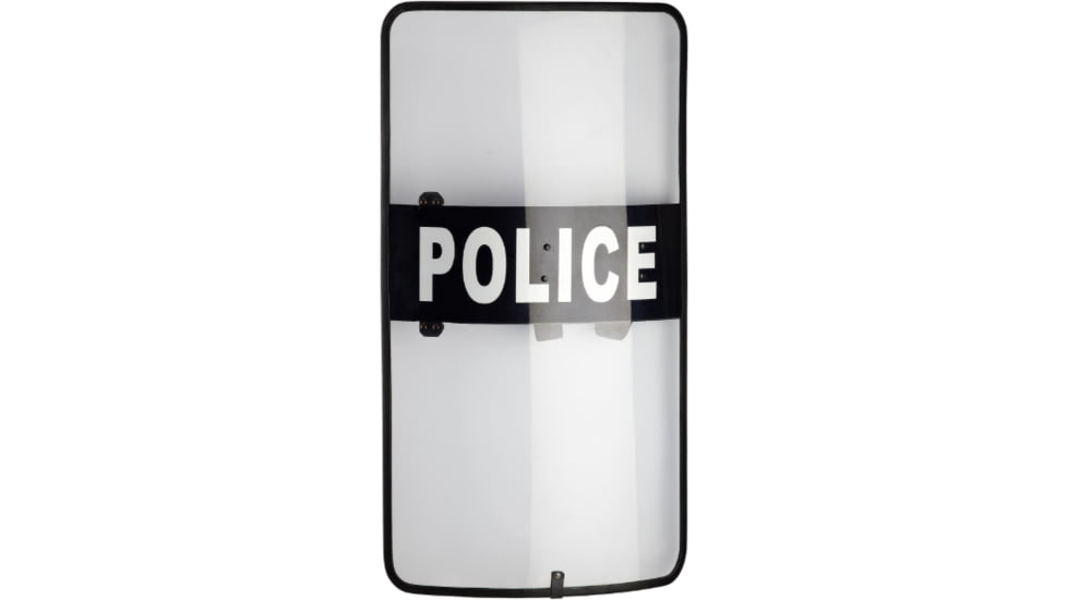 ExecDefense USA RUB-X Riot Shield, Transparent, Standard Size, 35.5in x 19.5in, EXS-221-S