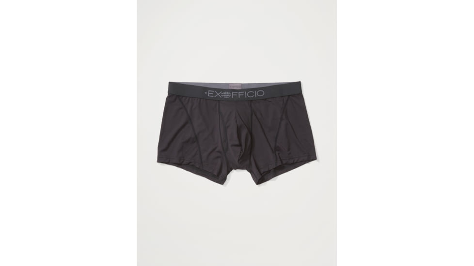 ExOfficio Give-N-Go Sport 2.0 Boxer Brief - Mens, 3 in, Black/Black, 2XL, 12416717-9141-2XL