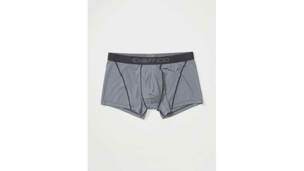 ExOfficio Give-N-Go Sport 2.0 Boxer Brief - Mens, 3 in, Steel Onyx/Black, 2XL, 12416717-9182-2XL