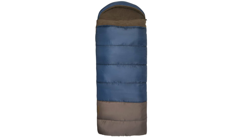 Exxel Outdoors Monterey 30-40 Degrees Sleeping Bag, Blue, 84x33in, 74941320