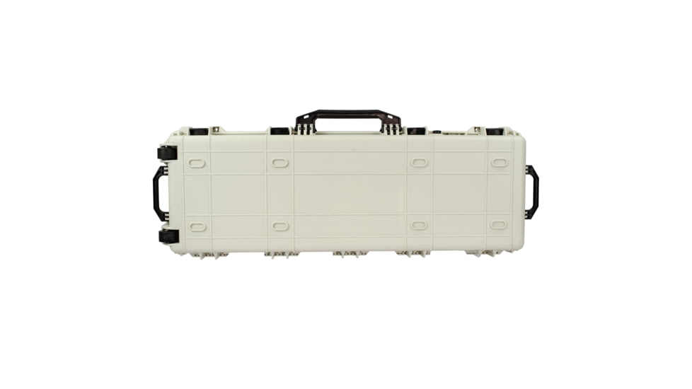 Eylar 38in Protective Roller Rifle Case Waterproof &amp; Shock Proof w/ Foam by Eylar, White, SA00013-Whi