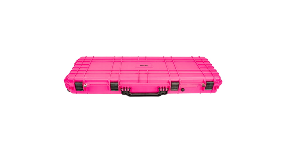 Eylar 44in Protective Roller Rifle Case Waterproof &amp; Shock Proof w/ Foam by Eylar, Pink, SA00008-Pin