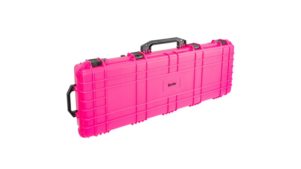 Eylar 44in Protective Roller Rifle Case Waterproof &amp; Shock Proof w/ Foam by Eylar, Pink, SA00008-Pin