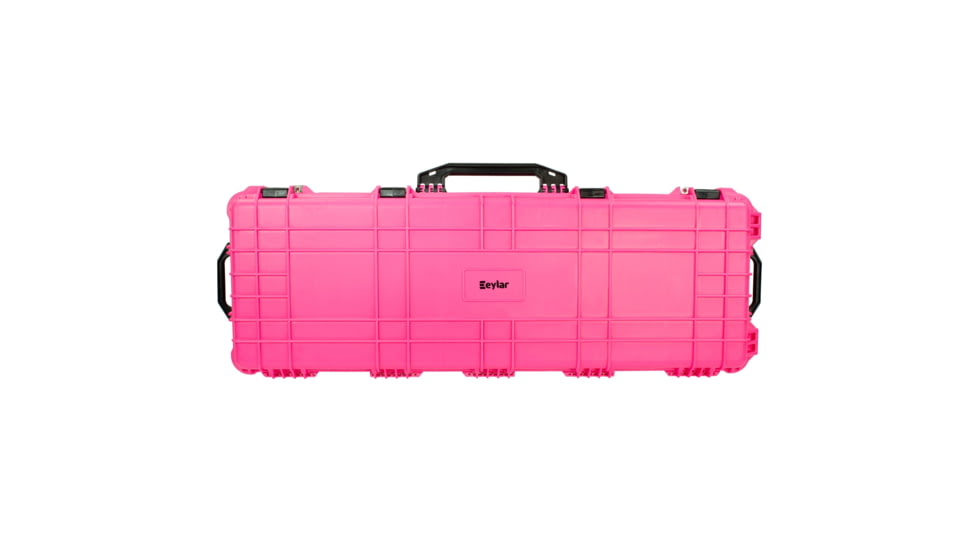 Eylar Standard 44in Waterproof Roller Hard Rifle Case w/Foam, Pink, SA00008-PIN