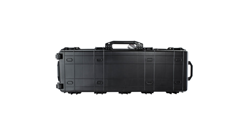 Eylar 53in Protective Roller Rifle Case Water and Shock Resistant w/ Foam, Black, SA00015