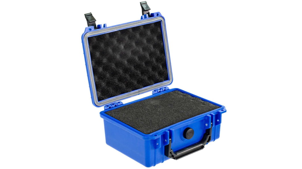 Eylar Compact 9.12in Waterproof Gear Hard Case w/Foam, Blue, SA00042-BLU