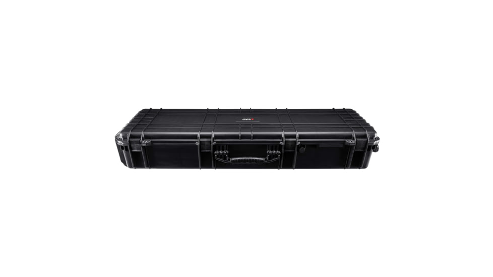 Eylar Extra Large Deep 53in Waterproof Roller Hard Rifle Case w/Foam, Black, SA00069
